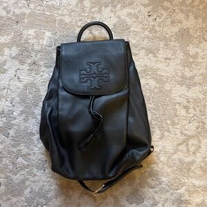 Tory Burch Harper Leather Backpack AND Bryant mini card wallet
